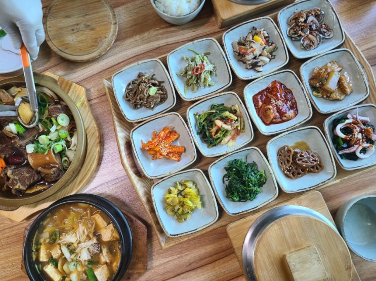  여주 신라 cc 맛집 최장금 한정식에서 한상 대접받았어요
