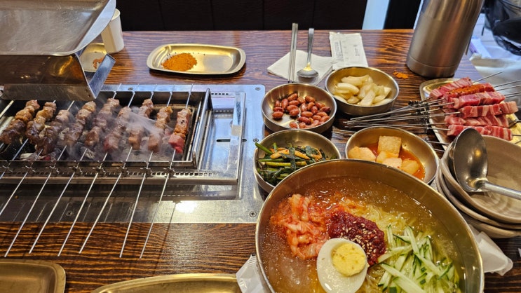  [철산 맛집] "호우 양꼬치"- 양꼬치 도 맛있고! 같이 나온 깍두기도 맛났음!