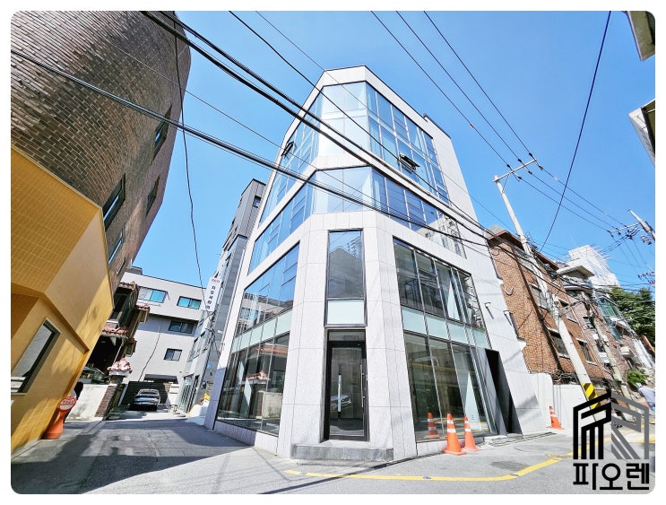  논현동 건물임대 - 통임대, 사옥사용, 학동역4번출구이면, 리모데링 완료