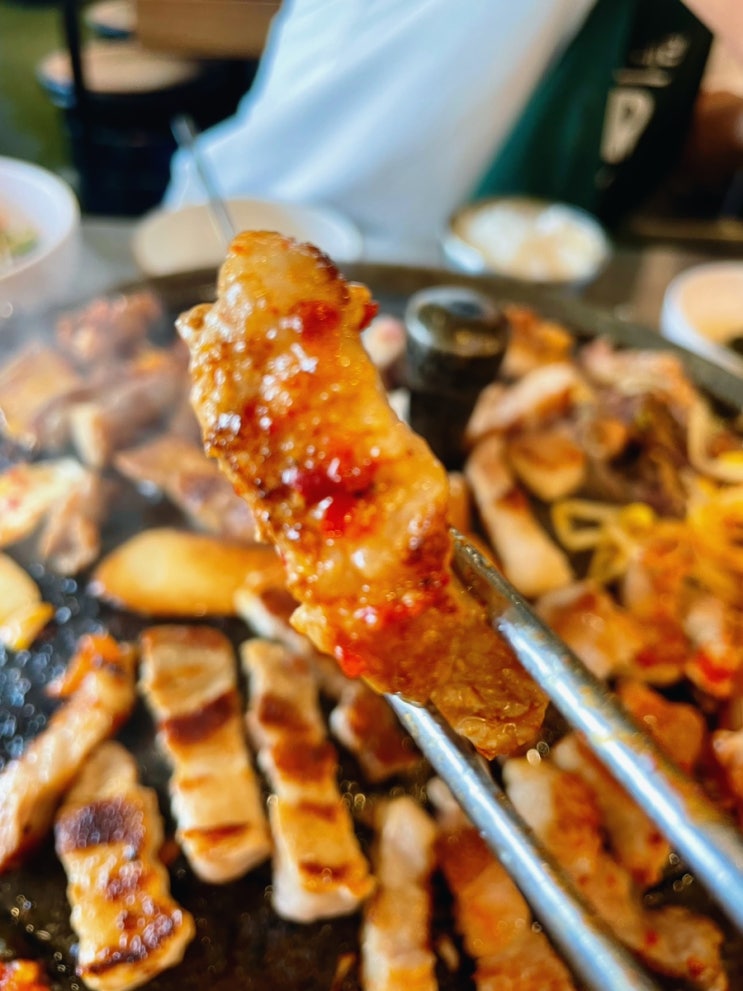  성남금빛그랑메종맛집 서울삼겹살 금상초교점:) 2+1 솥뚜껑삼겹살