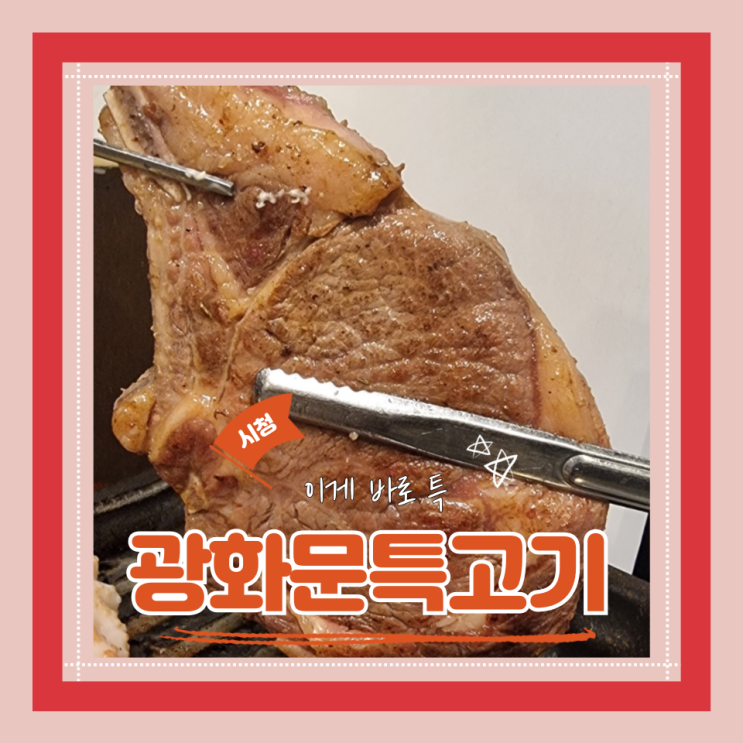  (시청맛집) 북창동 맛집 고기집 두툼한 토마호크 소고기가 맛있는 광화문특고기