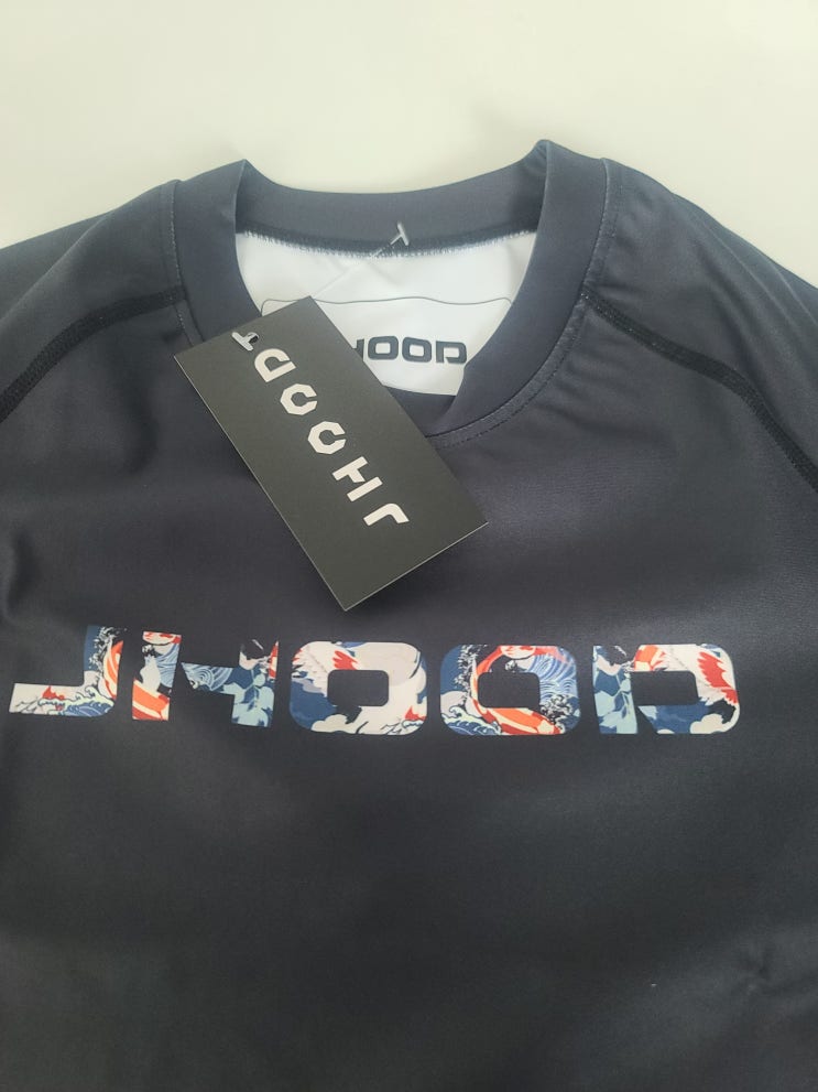 주짓수 운동복 Jhood '오리엔탈 소울' 래쉬가드 블랙 후기.