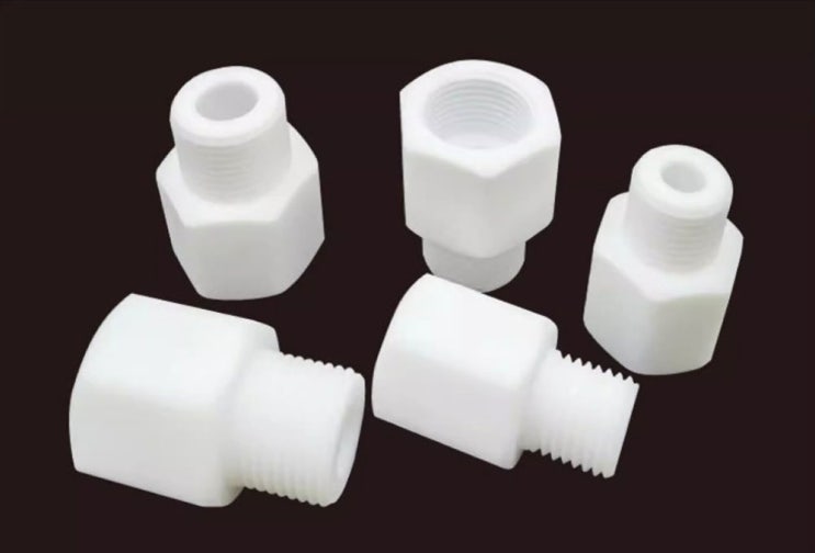  PTFE 테프론 나사산 어댑터 PT(R) Tap M to F 수나사-암나사 커넥터 테플론 Male to Female connector