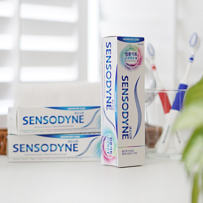 올인원 치약으로 완벽한 보호 플러스! 센소다인 치약은 8가지 구강관리를 한번에