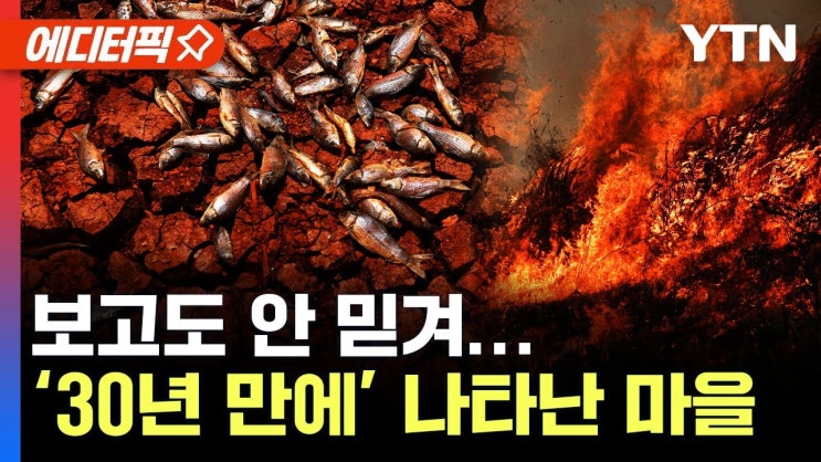 '한여름 폭설'부터 30년 만에 나타난 마을까지…전 세계 덮친 이상현상 '한여름 폭설'부터 30년 만에 나타난 마을까지…전 세계 덮친 이상현상