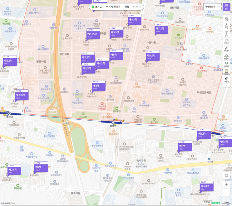  [임장] 송내역 부동산 분석