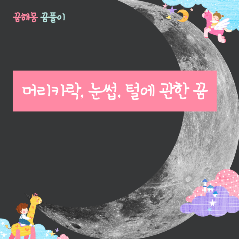 머리카락 눈썹 털에 대한 꿈해몽 꿈풀이 모음