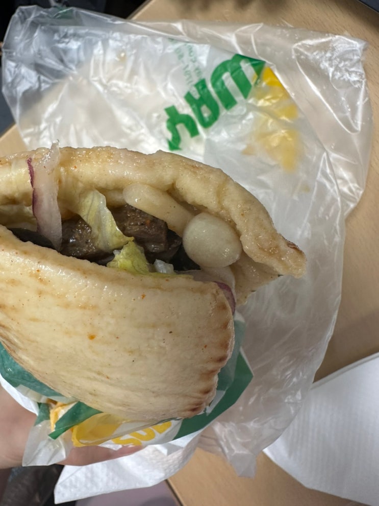  [신메뉴 리뷰] 서브웨이 Subway 신메뉴 ‘안창비프 & 머쉬룸’ 후기
