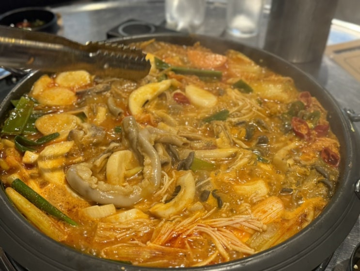  별내 맛집 얼큰한 국물의 한우곱창전골 함박스테이크까지 완벽 곱별당 본점