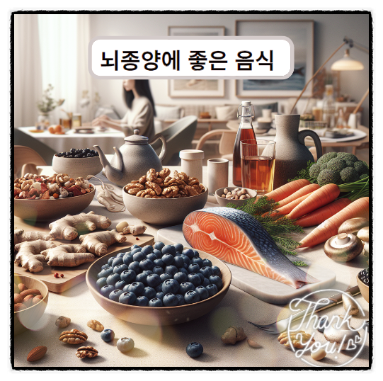 뇌종양에 좋은 음식과 피해야 하는 음식 수술 후 음식까지