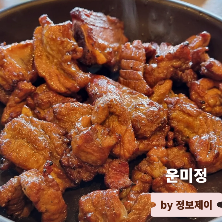  야당역 맛집 파주 수제갈비 고기집 운미정