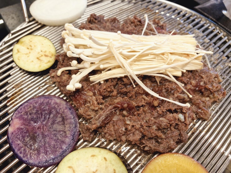  광안리 언양불고기 부산집 금련산역 맛집 솔직 후기(ft. 육사시미)
