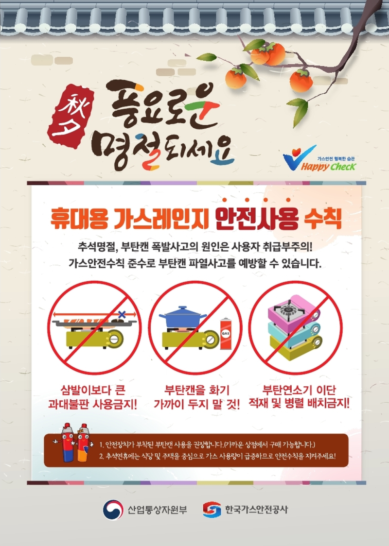 가스 범위 안전을 사용하는 방법과 관리 방법을 알고 있습니다.