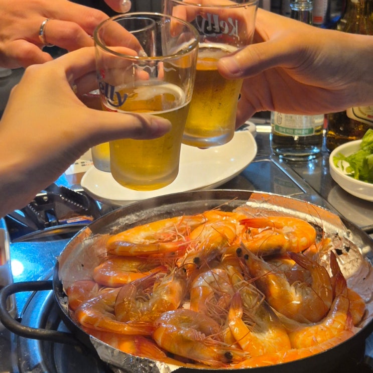  남양주 평내호평역 맛집 선영이네 해물포차 새우구이 생새우 내돈내산
