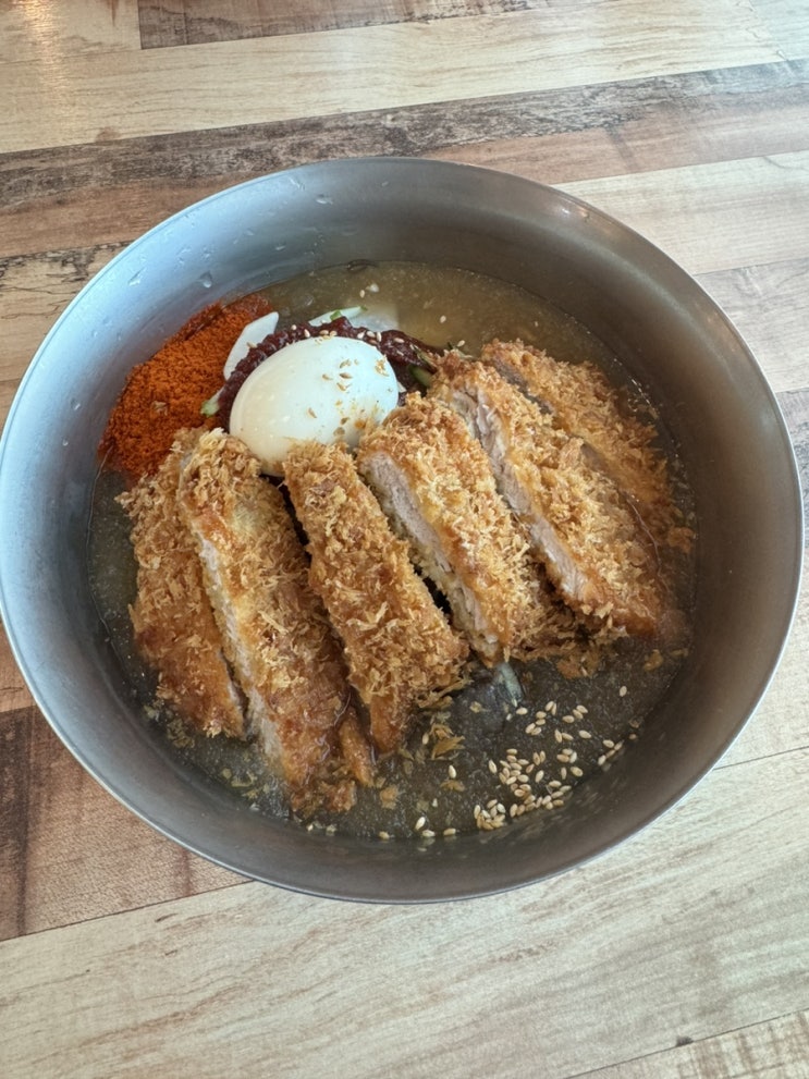  청주 매운 냉면 돈까스 맛집 짱이네 본점 꼭가세요