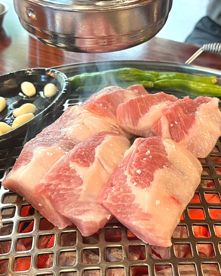  부산 정관맛집 동래정 정가브리 미갈매기 구워주는 고기집