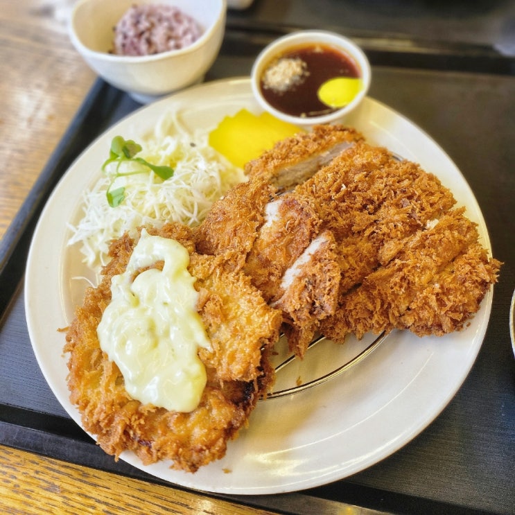  광명 가족외식 맛집 홍익돈까스 밤일마을 주말 밥집 추천