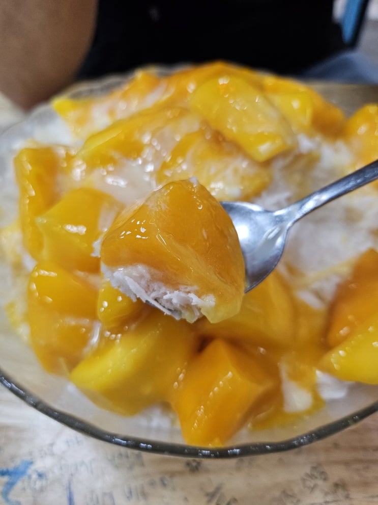  가오슝 치진섬 근처 망고 빙수 전문점 추천, 하이즈빙(海之氷)