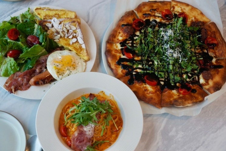  행주산성맛집 음료제공되는 브런치 카페 리오리코