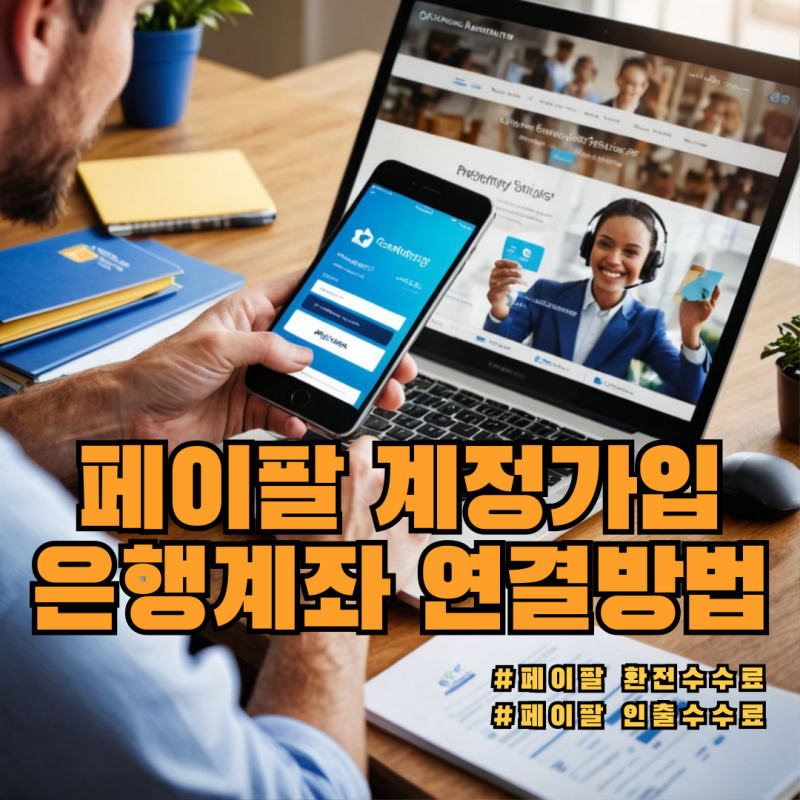 페이팔(Paypal) 계정가입 및 은행계좌 연결방법 수수료