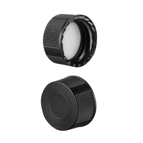  [플라스틱] 9-425mm 블랙 클로즈드 스크류 캡, AQR 9-425mm Black Closed Screw Cap, AQR