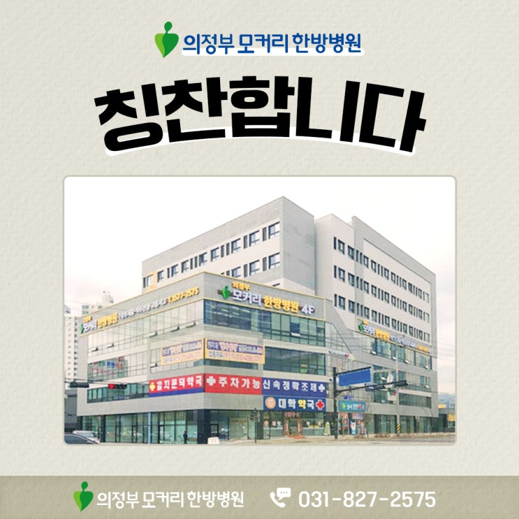  의정부 교통사고 한방병원 모커리 의정부한방병원 입원 후기입니다.
