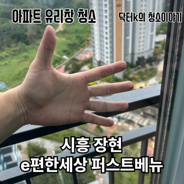  경기 시흥 아파트 유리창 청소 비용