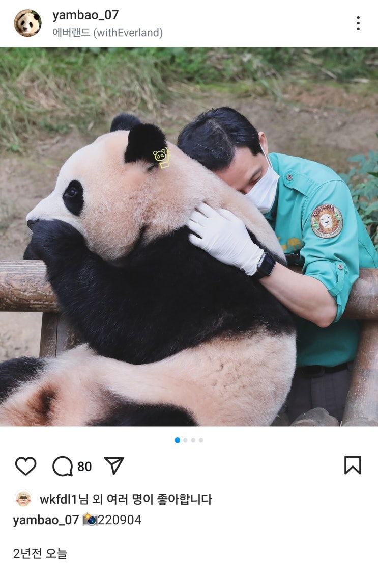  푸바오 사랑해