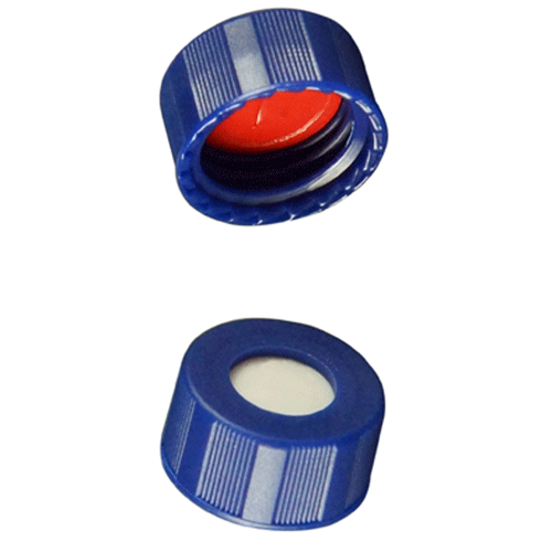  [플라스틱] 9-425mm 블루 스크류 캡 (셉텀 접착) 9-425mm Blue Screw Cap (Bonded)