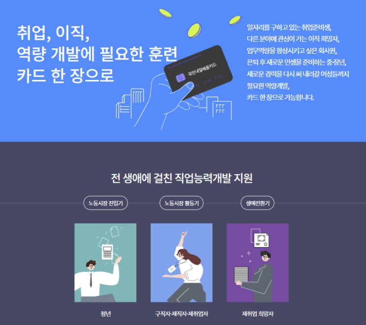  국민내일배움카드: 평생 교육과 취업 기회를 넓히는 방법
