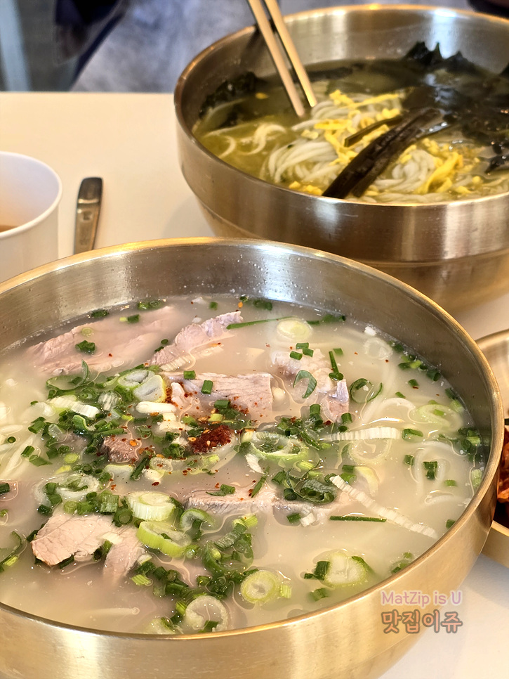  문지동 고기국수 맛집 백록국수 대전문지점