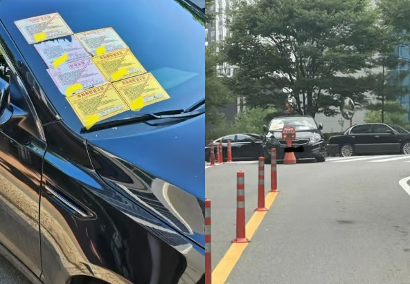 사유지는 견인 불가?… 단지 내 주차빌런, 경고장 붙여도 피해는 주민 몫 사유지는 견인 불가?… 단지 내 주차빌런, 경고장 붙여도 피해는 주민 몫