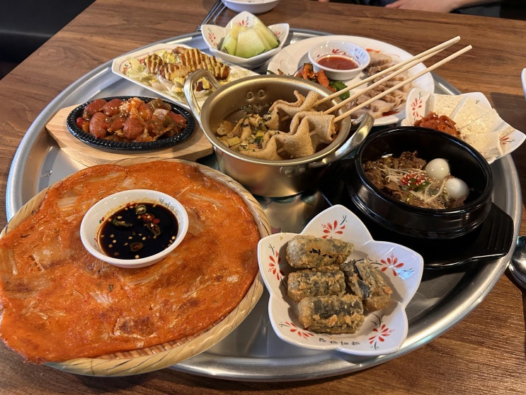  부천역막걸리 맛집추천 쟁반술상 막리단길 부천점