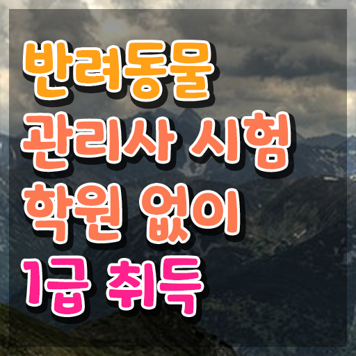  반려동물관리사 학원 , 반려동물관리사 자격증 합격한 후기 최신정보 공유