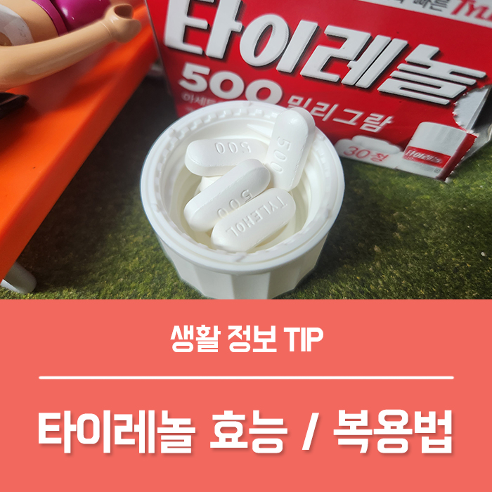  타이레놀 500 효능 타이레놀 부작용 빈속 총정리!