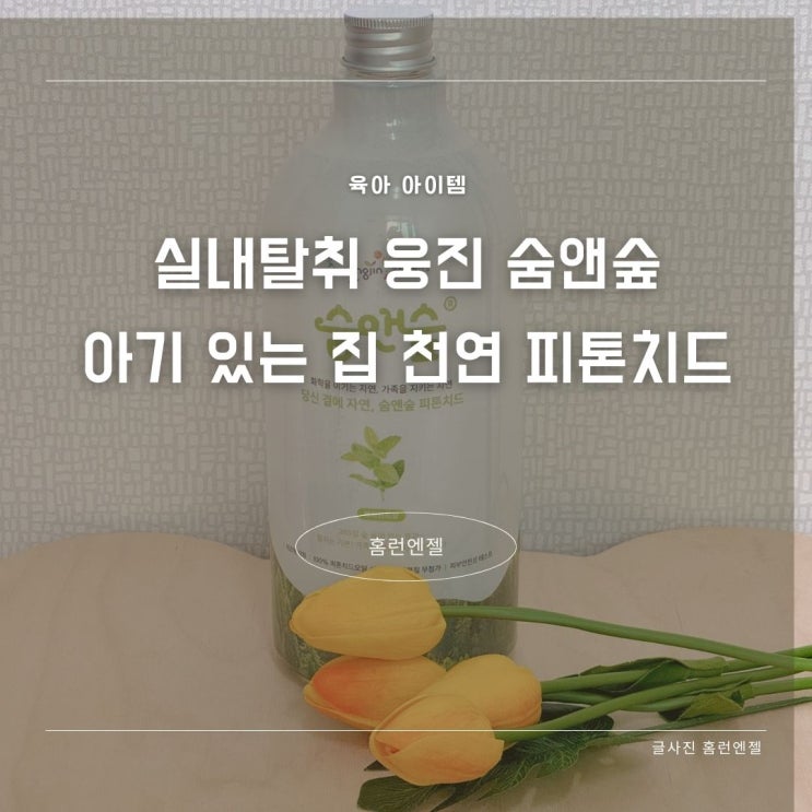  실내탈취 웅진 숨앤숲 아기 있는 집 천연 피톤치드