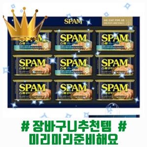 (๑>ᴗ<๑) 스팸 선물세트 8C호 + 쇼핑백, 1세트 (つ✧ω✧)つ