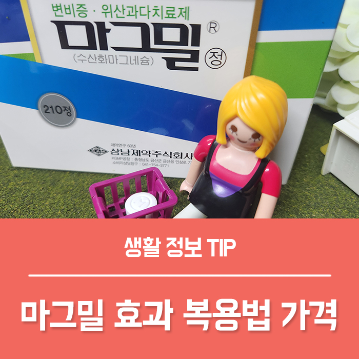  마그밀 가격 약국 변비약 마그밀정 후기 복용법, 효과 부작용 총정리!