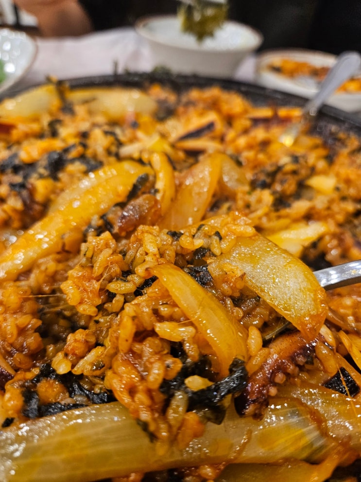  부산오징어볶음 활력충전하러 가입시데이 '오복당' 후기