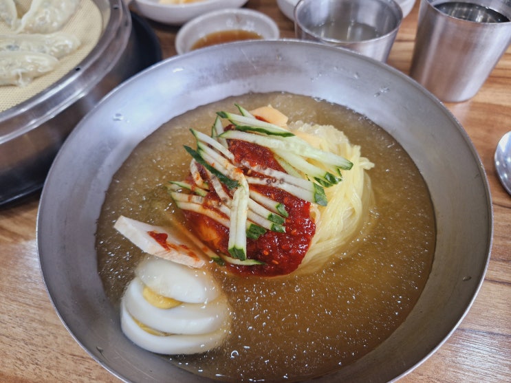  부산 수영 밀면 맛집과 카페 읍천리382 내돈내산 재방문 후기