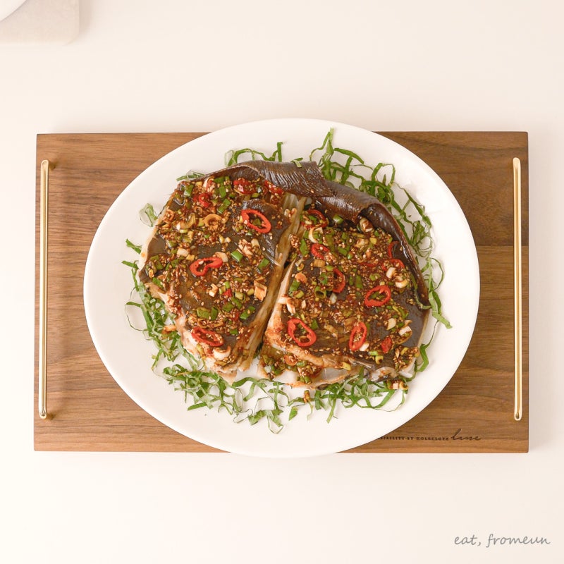 가오리찜 레시피 양념장 반건조생선 생선찜 가오리찜양념 손질
