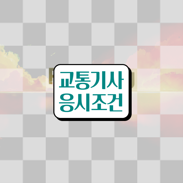  교통기사 자격증 교통기사 자격요건 집에서 온라인으로 간단하게 준비한 후기