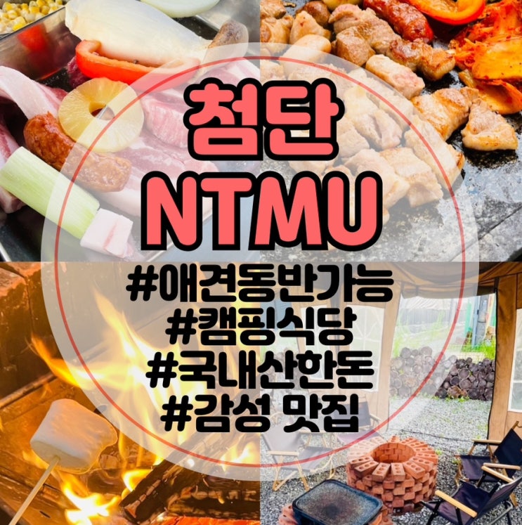  [광주 첨단 고깃집]첨단ntmu(nice to meat u): 광주캠핑식당 | 애견동반가능 | 보훈병원 맛집 | 불멍가능 광주이색데이트 감성식당