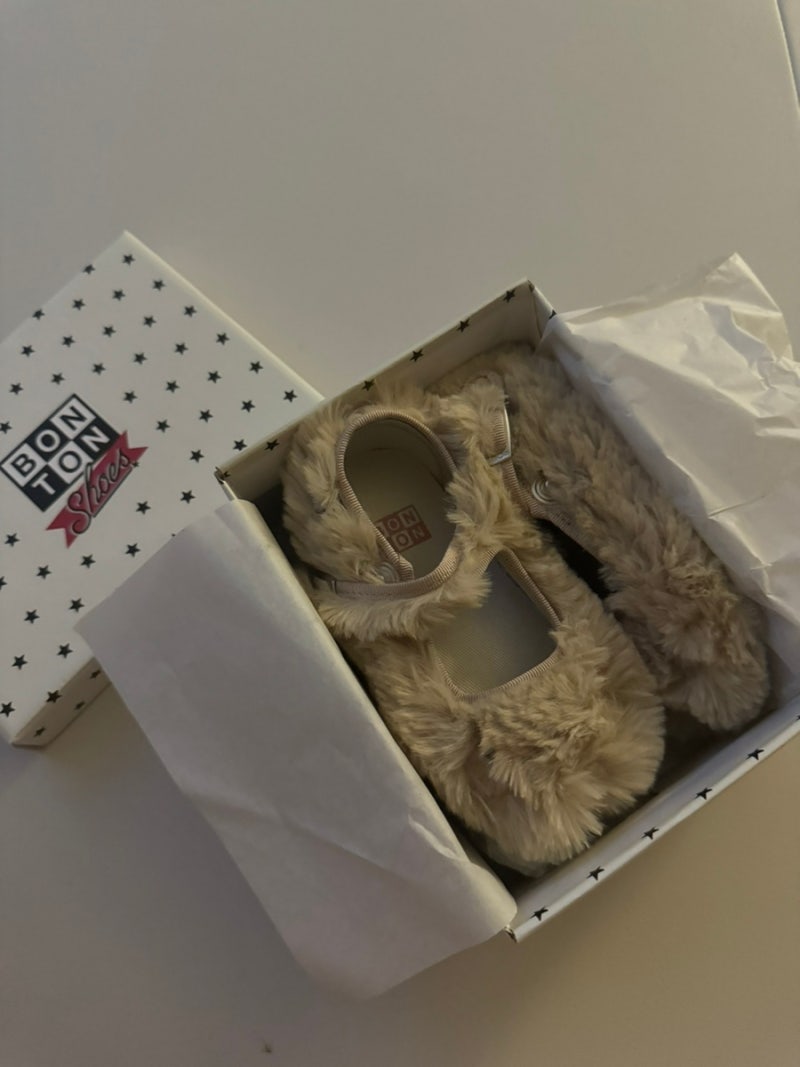 15개월 아기 BONTON 봉통 토끼 신발 베이지 21 후기