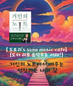  수노 SUNO AI, 음악 생성 AI로 만든 음악 한잔 도서리뷰 : 성장하는 나의 길 (거인의노트/김익한/1장 성장)
