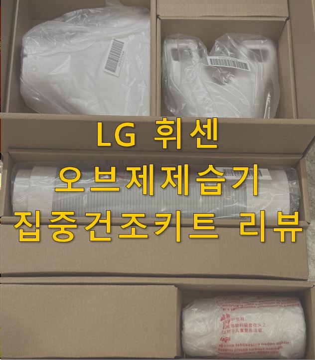  LG 휘센 오브제 제습기 집중건조키트 리뷰 (DQ154MWGA)
