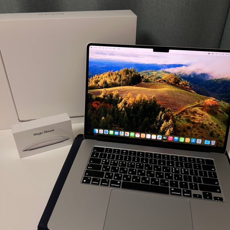  맥북에어 M3 15인치 16GB 512GB 실버 프라이스매치로 할인받아 구매