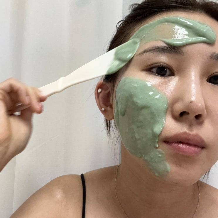  닥터슈라클모델링팩 대용량으로 쿨링 진정 워터파크 후 얼굴열내리기