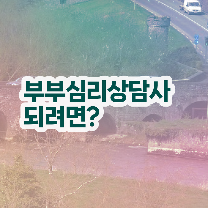  부부 심리상담사 , 부부심리상담사 자격증 취득한 과정 공유드려요