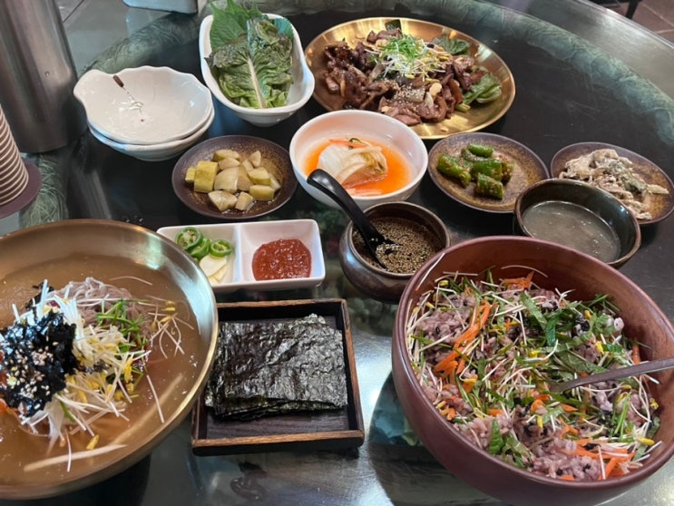   세종건강한한끼_#메밀싹비빔밥 #불고기맛집 #세종한식 #야호래에 다녀온 후기 